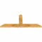 Ekena Millwork Portland Rough Sawn Timber Gable Bracket, Western Red Cedar, 48"W x 20"H x 2"D x 4"F, 10/12 Pitch GBW048X20X0204POR00RWR - alternate 5
